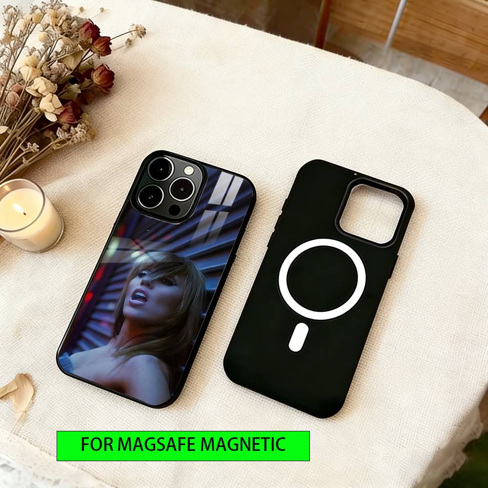 Miley Cyrus Phone Case For iPhone17,16,15,14,13,12,11 Plus,Pro Magnetic with Magsafe Wireless Charging