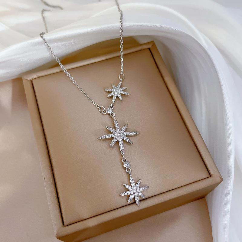 Steel 316l Star Stainless Tassel Necklace Lady Necklace Collar Party Jewelry Accessories