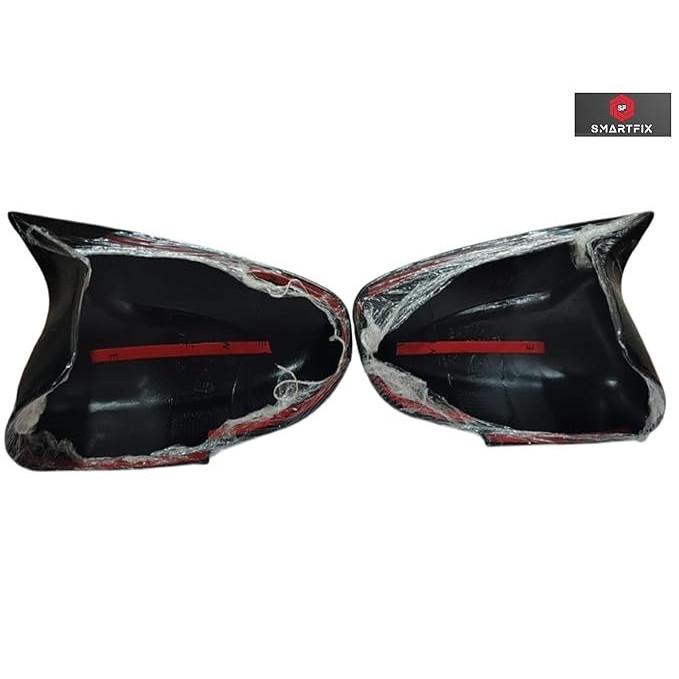 Batman Style Car Side Mirror Covers for Maruti Suzuki Swift 2018–2025 2 Set q103