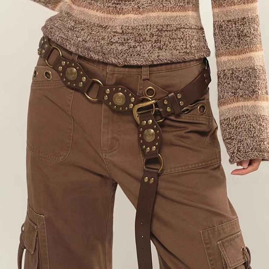 Westerse Cowboy Pu Leer Riem Met Metalen Gesp Voor Mannen En Vrouwen Casual Kleding