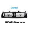 LHD RHD Piano noir bouches d'aération avant panneau de sortie ca Chrome pour BMW série 5 F10 F11 F18 520i 523i 525i 528i
