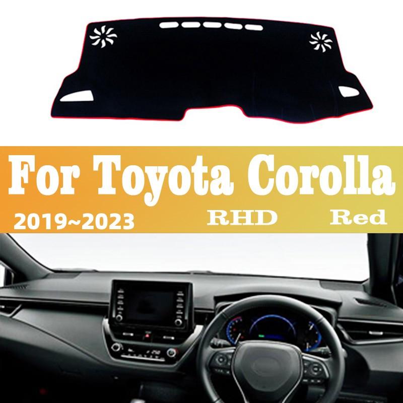 For Toyota Corolla E160 E170 E180 E210 2014~2026 E210 Hybrid 1pc Car Dashboard Sun Shade Anti-UV Carpet Non-slip Mat Accessories