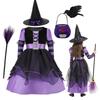 Kostým Upíra na Halloween pre Deti Dievčatá Čertica Čarodejnica Gotická Nevesta Duch Šaty Démonická Nevesta Kráľovná Cosplay Karnevalové Party Šaty