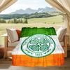 1 st Celtic Football Club Crest Tryckt Mjuk Flanellfilt Pläd för Vuxen Sovrum Vardagsrum Soffa Camping Resa Fläktpresenter Julklappar
