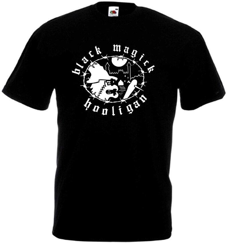 חולצת טי שחורה 'Black Magick Ss Hooligan' יוניסקס