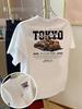 Tokyo Underground Racing Tokyo Trendy Casual T-shirt Short Sleeve Round Neck Casual Top Summer and Spring T-shirts