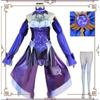 Spiel Genshin Impact Cosplay Kostüme Fischl Cosplay Ein Immernachtstraum Kostüm Uniformen Kleidung Anzüge Kleider Outfits Trägt
