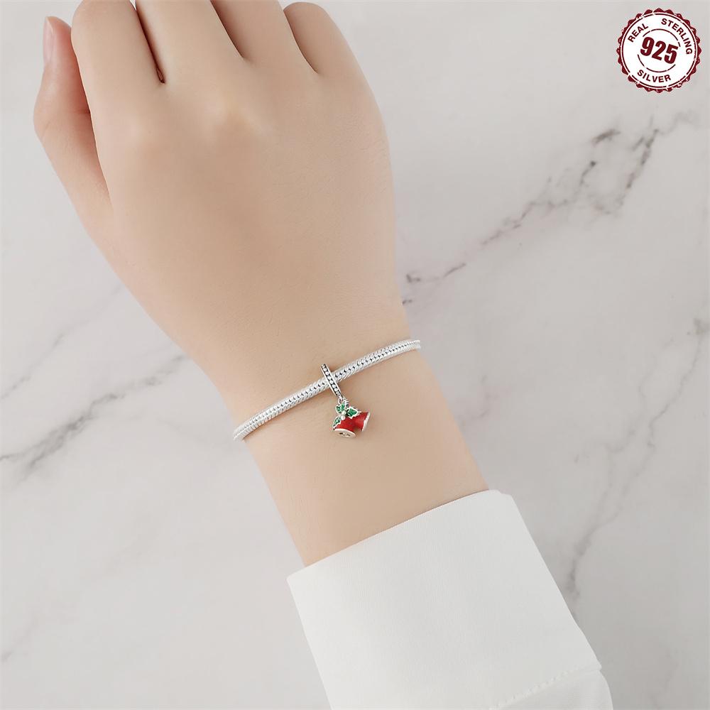 Bead Charms Copper Charm Bead Charms Authentic Ringtones Christmas Pendant Bead Charms Compatible With Bracelets Jewellery Diy Women Fine Gift Accesso