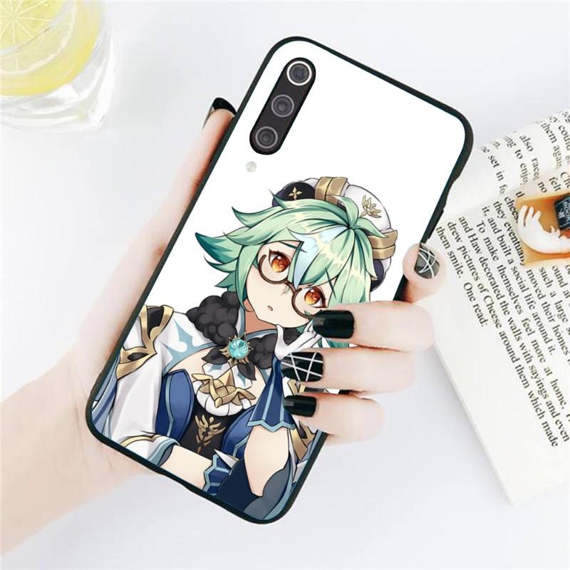 Roztomilý dívčí pouzdro na telefon Sucrose pro Xiaomi Redmi Note 11 10 9T 8 7 Pro Redmi 10 9 9A 9C 8 7 6 Měkký černý kryt na telefon