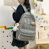 Schoolbag Japanese College Style Girl Backpack Korean Version Mori Bear Harajuku Student Backpack Small Fresh Plaid Schoolbag Female