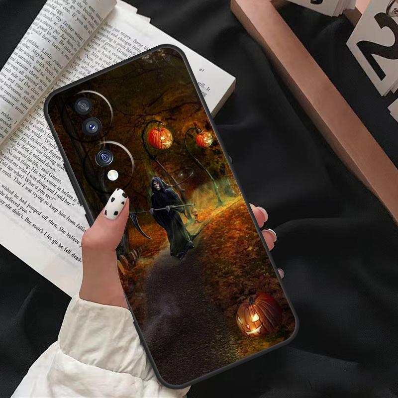 Halloween Pumpkin Ghost Mummy For Honor Magic 8 Pro 7 5 6 Lite Case For Honor 400 200 70 50 X8c X8b X9a X9b X9c X9d Win RT