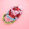 Fashion Flowers Leaves Headbands Bridal Halo Headpiece Girls Floral Wreath Bohemia Garland Rose Flower Crown