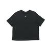Sportswear Essentials Embroidered Logo Short-Sleeve T-Shirt Women Tops Black CT2588-010