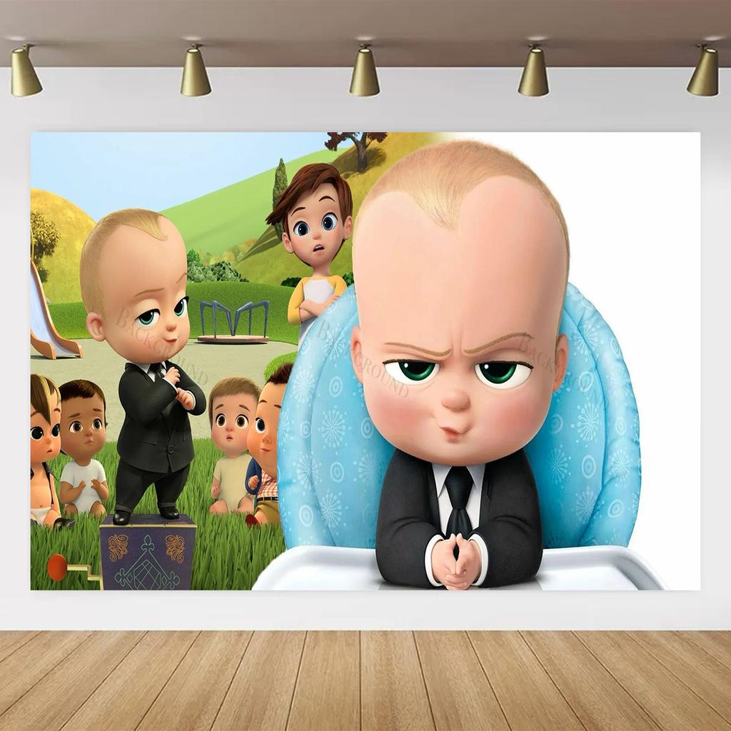 Cartoon Baby Party Decorations, B-BOSSeds Children's Theme Backdrop, Birthday Party Supplies, Decorations, Banner, Baby Baptism