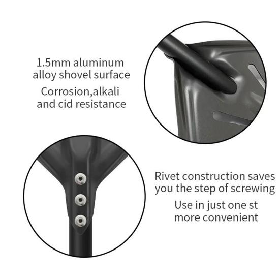 6-Inch Round Pizza Turning Peel Long Handle Non-stick Lightweight Perforated Anodized Aluminum Alloy Homemade Pizza Turner Spinner Spatula Kitchen