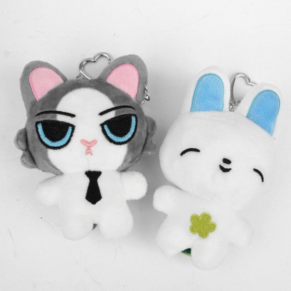 10cm Plüsch Schlüsselanhänger Und2Ble Zhanghao Ricky Han Yujin Fans Pop-Up 3D Cartoon PP Baumwolle Weiches Geprägtes Plüschtier Fans Tasche Anhänger
