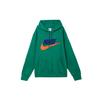 Nike Club Fleece Logónyomatos Kapucnis Pulóver Gyapjú Béléssel Férfi Kapucnis Pulóver Páva-Zöld FN3105-365