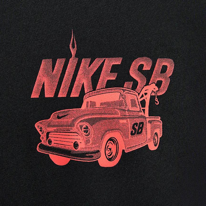 Nike SB Logo Locker Fit Skateboard T-Shirt Herren Tops Schwarz HJ0821-010