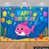 2D Flat Design 1-piece Outdoor Garden Birthday Party Backdrop Fabric Suitable for Families Offices Outdoors and Studios