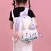 New Kindergarten Baby Schoolbag Women's Fashion Nylon Shoulder Bag Trendy Cool Cartoon Car Children's Backpack