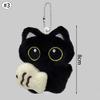 Halloween Plüsch Schlüsselanhänger Niedliche Schwarze Katze Plüsch Schlüsselanhänger Schlüsselringe für Rucksack Tasche Anhänger Kawaii Katzen Schlüsselanhänger Partygeschenke