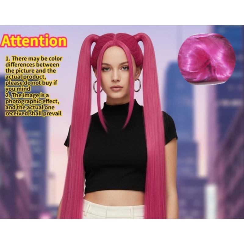 Syntetický parochňa Anime Rumi Mira Zoe - Detský kostým Lovca démonov pre dievčatá, Rekvizita na Cosplay & Tematické večierky