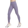 Zenvy Solid Quick-Dry High-Waisted Tight Sports Leggings Women Leggings Dawn-Deep-Purple Black DQ6014-509