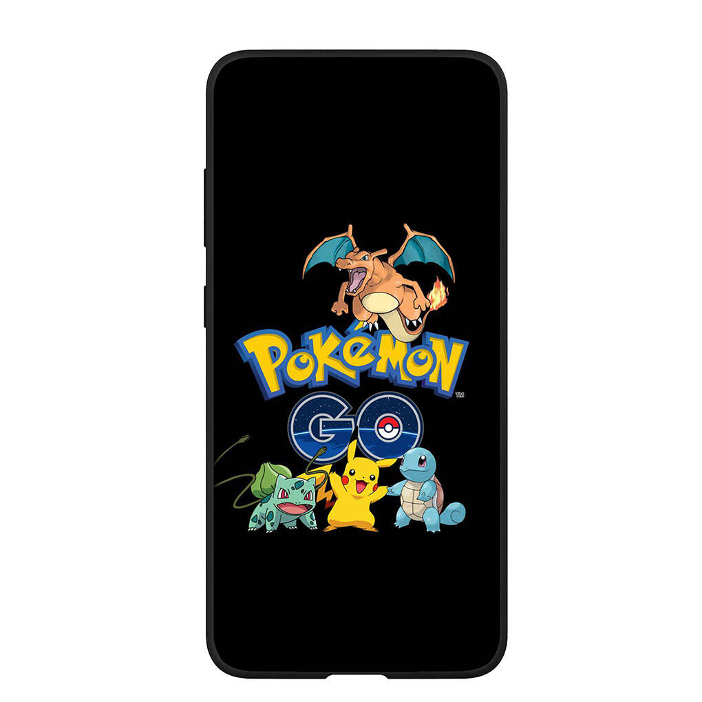 Handyhülle für iPhone 17 16 15 Plus Xiaomi Poco F8 F7 X7 X6 M8 C85 C75 Redmi Note 14 12 11 13 Pro Max A4 14C 13C 15C Pokemon GO Pikachu Schiggy Hülle