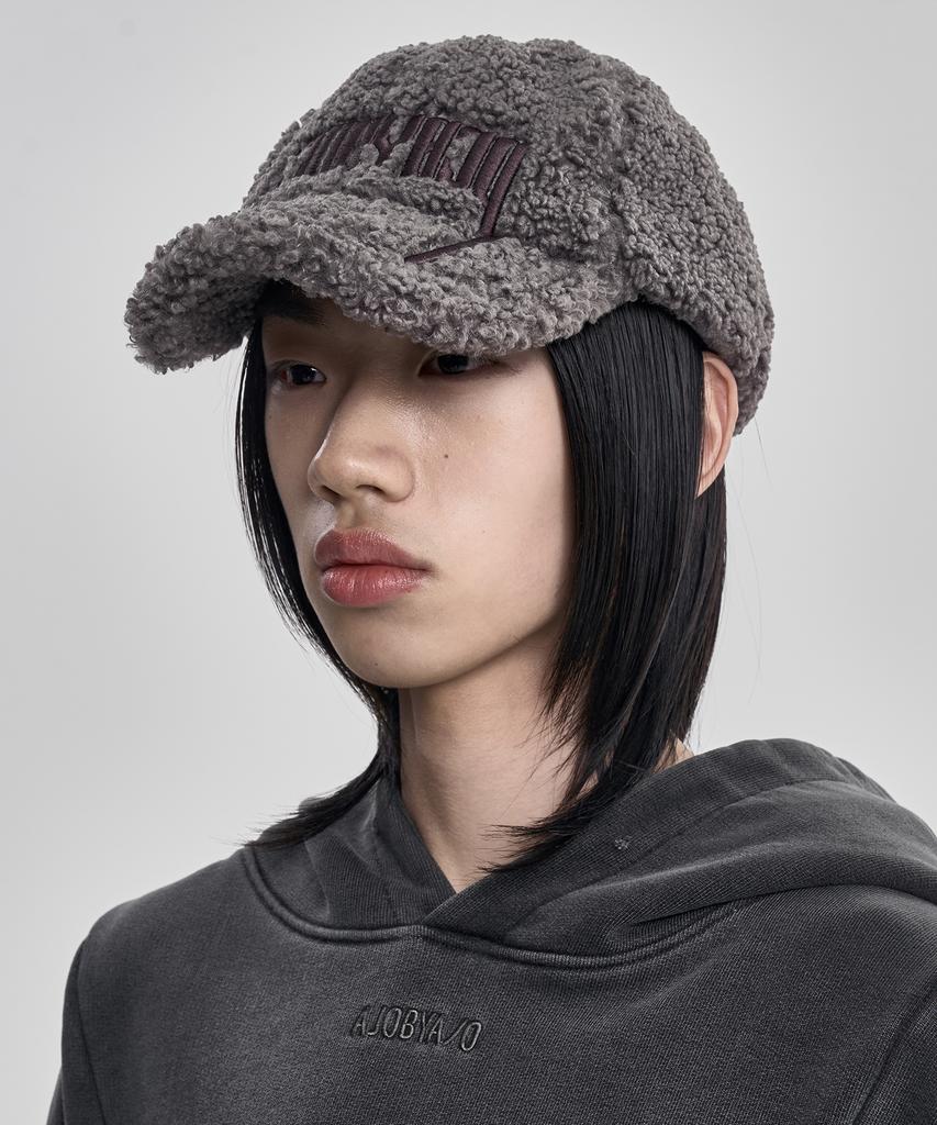 AJOBYAJO Arch Logo Fleece Cap [Grey]