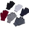 Herbst Winter Neu Kaninchenhaar Doppelschicht Handschuhe Junge Mädchen Plus Samt Studenten Magie Warm Touchscreen Im Herbst Handschuh 1Paar