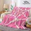Pink Yellow Groovy Flower Flannel Blanket Warm Soft Halloween Christmas Decorative Couch Warm Cozy All-Season Gift