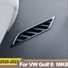 Edelstahl Auto Styling Dashboard Air Zustand Vent Outlet Abdeckung Trim Rahmen Aufkleber Für Volkawagen VW Golf 8 MK8 2022