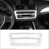 For 2012-2016 BMW 1 Series ABS Car Center Console Air Conditioner Adjustment Button Panel Cover Trim Sticker Accessories