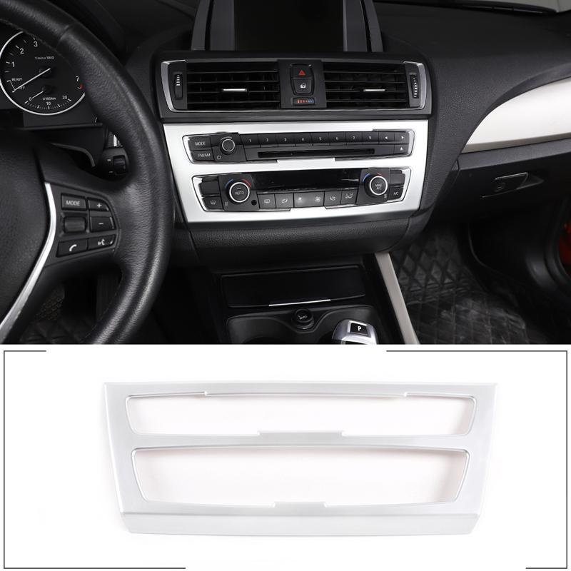 For 2012-2016 BMW 1 Series ABS Car Center Console Air Conditioner Adjustment Button Panel Cover Trim Sticker Accessories