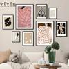 Sofia Lind Pyjamas Mädchen Geometrie Vase Abstrakte nordische Poster und Drucke Wand Kunst Bilder Leinwand Malerei für Wohnzimmer Dekor