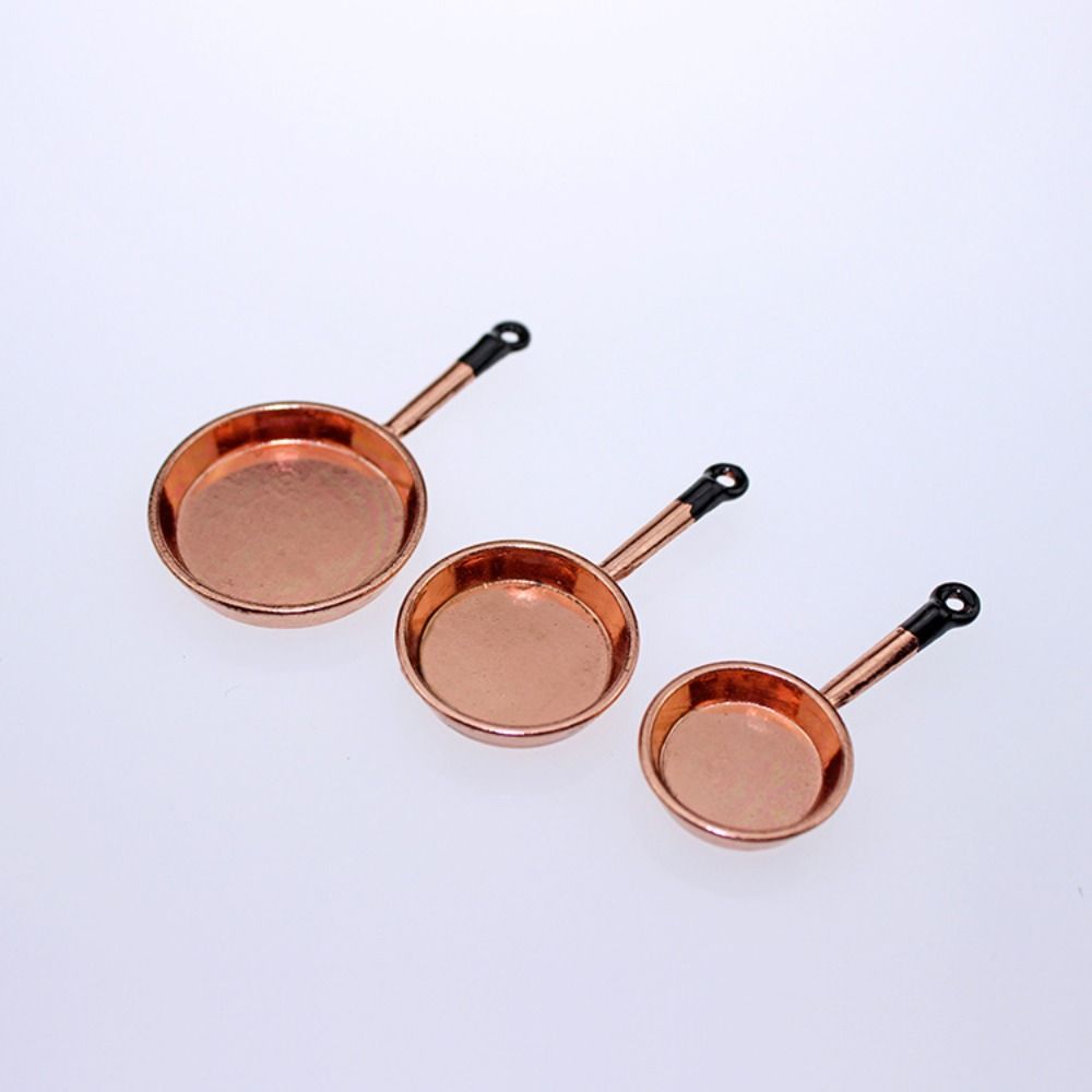 Cookware Doll Kitchen Set 1:12 Scale Mini Kitchen Cooking Kit Mini Play House