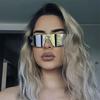 Unisex Plastic Flat Top Glasses for Parties and Music Festivals, Fashionable Glasses Suitable for Daily Use