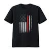 US Firefighter USA Practice Flag American Fire Fighter Men T Shirt Vintage Washed Stylish Soft Designer Clothes Homme Slightly