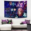 Jujutsu Kaisen Cartoon DIY Wall Tapestry Hanging Tarot Hippie Wall Rugs Dorm INS Home Decor