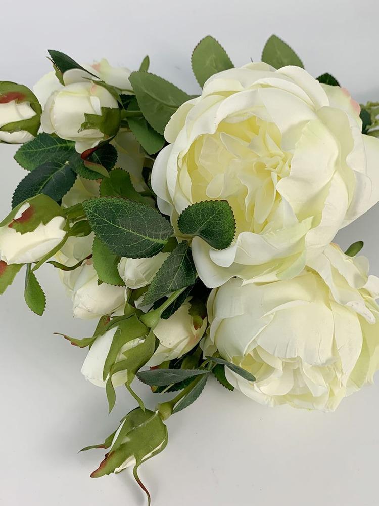 4 Pièces Roses Artificielles 80cm avec Longues Tiges Fleurs de Rose Artificielles Réalistes Fausse Rose Bouquet de Mariée pour Mariage Fête Florale Décor de Table pour la Maison