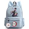 Anime Cartoon Demon Slayer Printed Backpack for Teenger Children Student Schoolbag Girl Women Large Capacity Waterproof Travel Bag Gift Mochila
