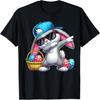 Funny Dabbing Rabbit Easter Eggs Dab Boys Girls Kids Bunny T-Shirt