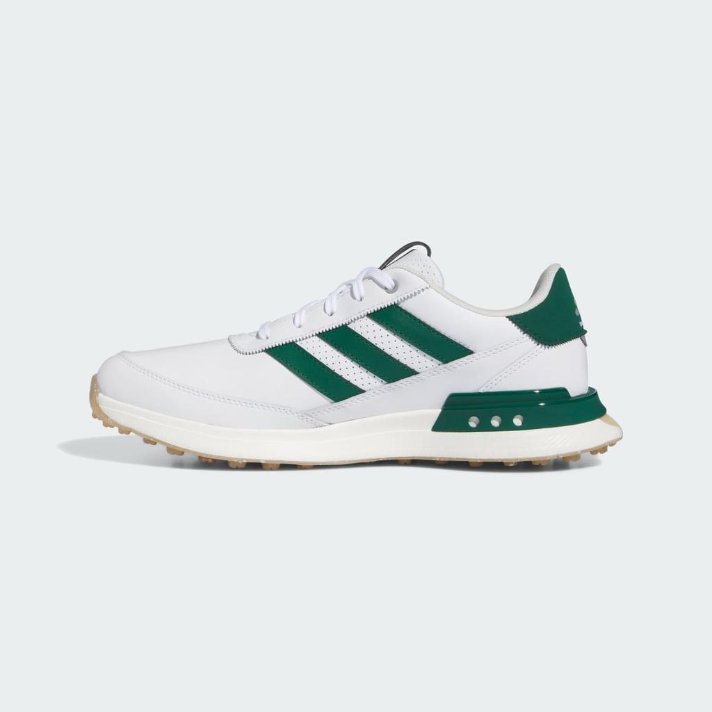 adidas S2G Spikeless Leather 24 Golf IF0299 Men's Performance Sports Shoes Cloud White / Collegiate Green / Gum
