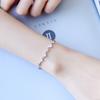 S925 Sterling Zilveren Armband Japanse en Koreaanse Versie van De Hot and Graceful Vijf-diamanten Dames Armband