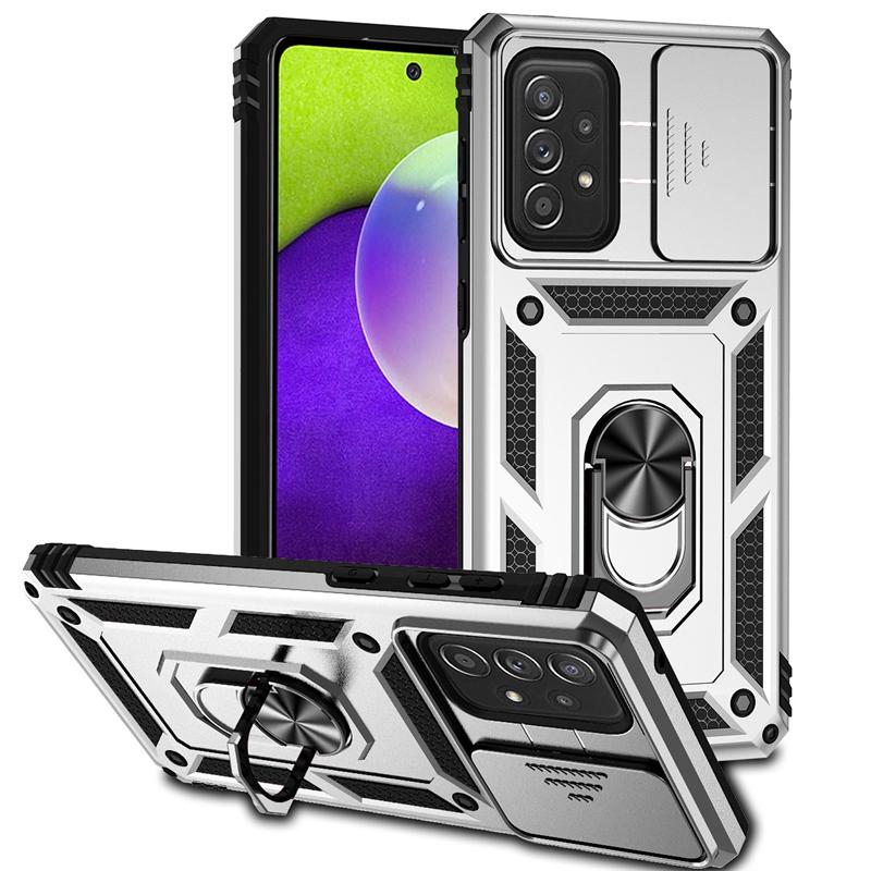 Voor Samsung Galaxy A13 A33 A53 5G Case Slide Lens Schokbestendig Armor Magnetisch Telefoonhoesje Voor Samsung A13 4G A 13 33 53 Achterkant
