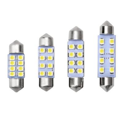 Led Festoon 31mm 36mm 39mm 41mm Vehicle Interior Lights Reading Light Car Dome Light License Plate Light Double Pointed