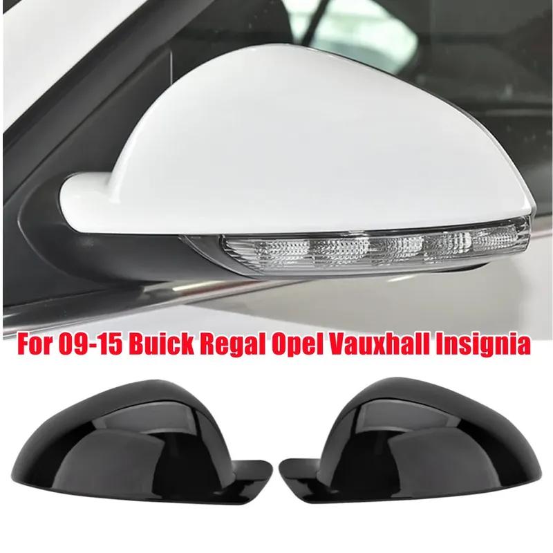 For Buick Regal Opel Vauxhall Ignia 2009-2016 ABS Rearview Car Side Mirror Cover Wing Cap Exterior Door Trim Replacement Part