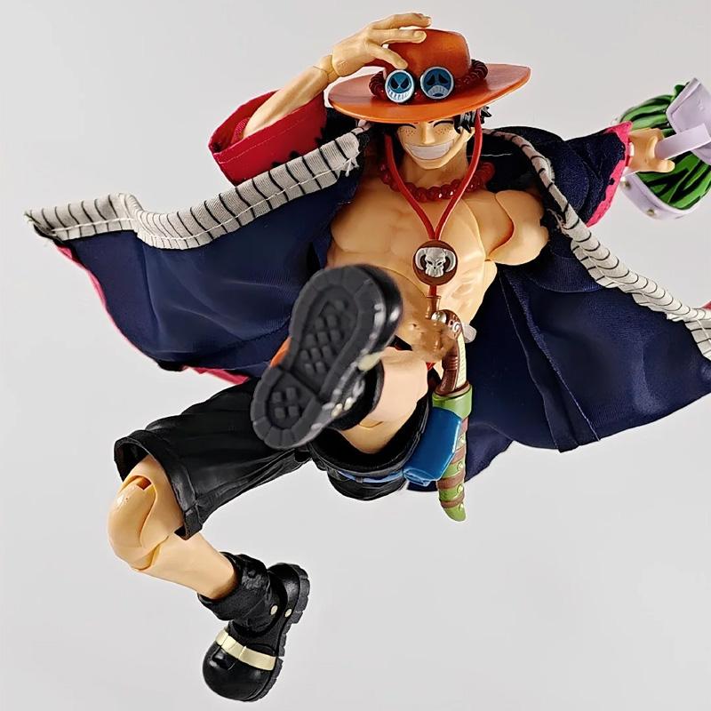 18cm Portgas D Ace Anime One Piece PVC Articulated Action Figure Desktop Decoration Ornament Model Kit Boy Exquisite Toys Gifts