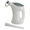 Measuring Vessel with lid-FLA-PE, Transparent, 1 Liter