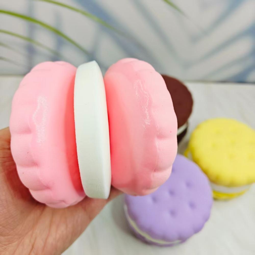 Squishy Simulated Cake Squeeze Toy Soft Stress Relief Slow Rising Sensory Fidget For Anxiety Adhd Autism Gifts For Kids Adults